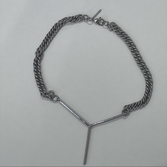 Y/Project Silver Maxi Y Necklace - Picture 4 of 5